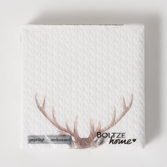 Boltze Papier Servietten Aspen Hirschgeweih
