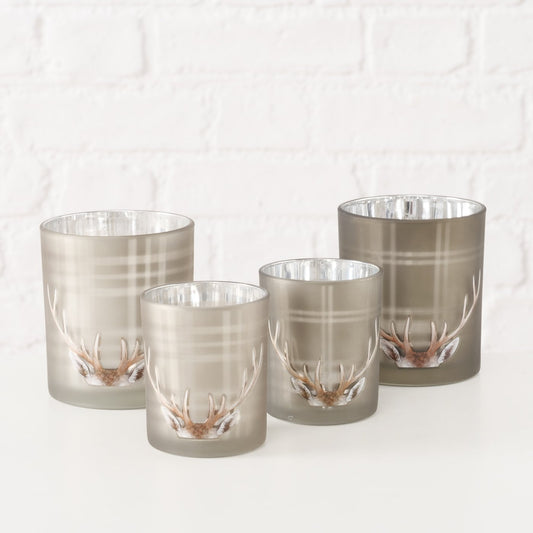 Boltze Windlicht Aspen Hirschgeweih