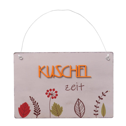 Boltze Herbst Deko Metall Schild Levana