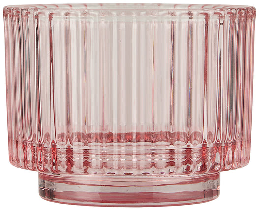 IB Laursen Kerzenhalter Teelichthalter hellrosa Valencia Narrow