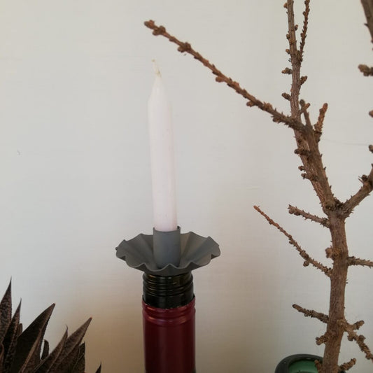 Madleys Kerzenhalter gewellt für Flaschen