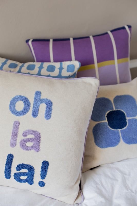 Funky Doris Kissenhülle Oh la la! blue