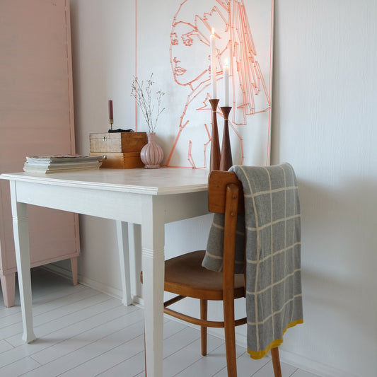 Funky Doris Wolldecke Todden grau