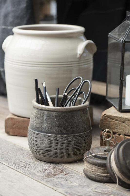 IB Laursen Übertopf Harald grau