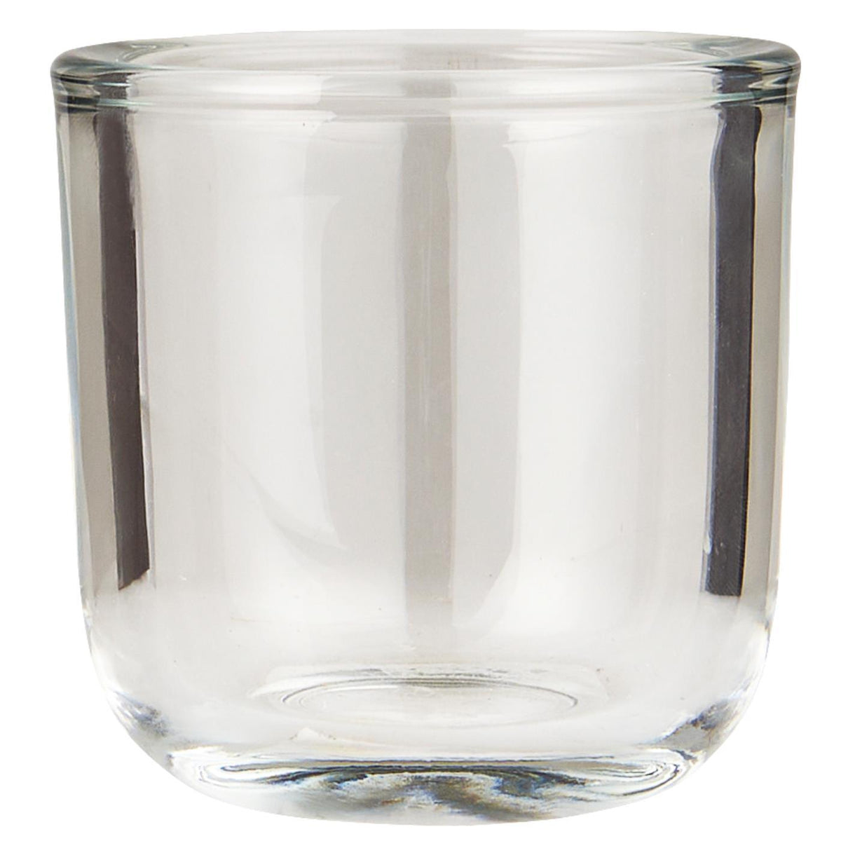 IB Laursen Glas Teelichthalter Topf mit dicker Kante 7,5 cm Ø