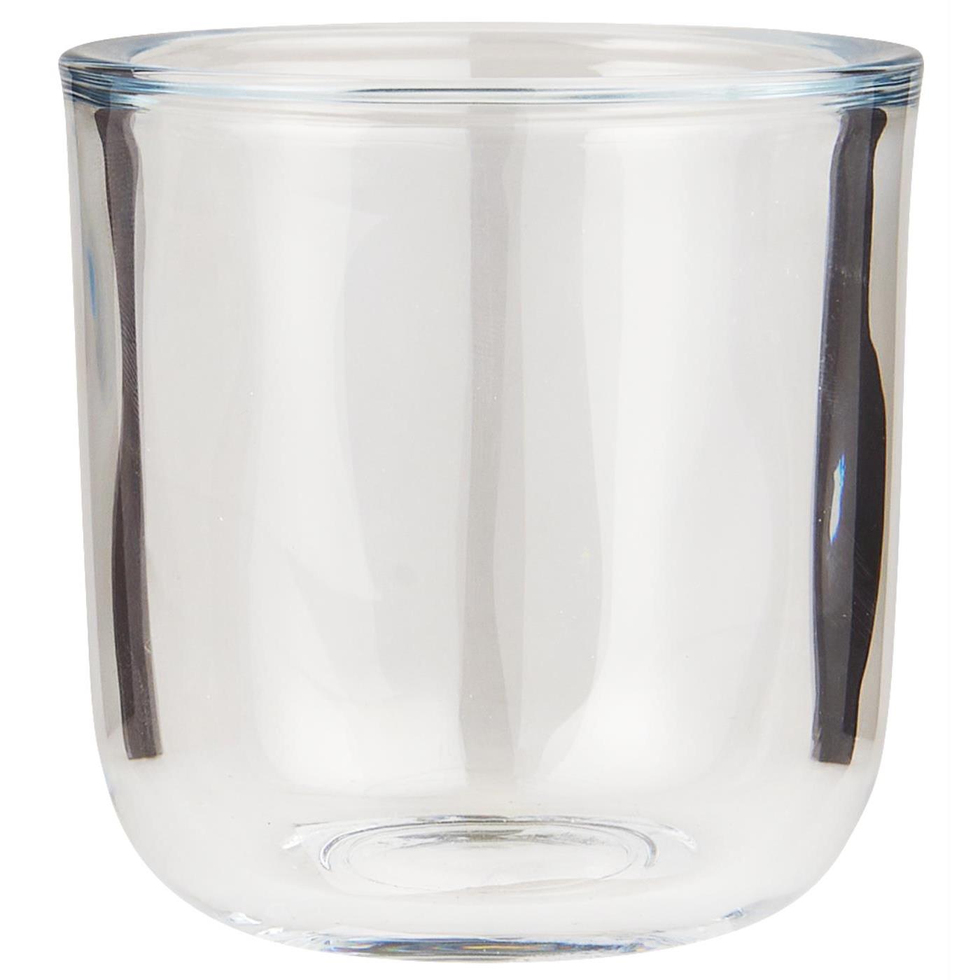 IB Laursen Glas Teelichthalter Topf mit dicker Kante 9,0 cm Ø
