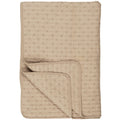 IB Laursen Quilt mit Kreuzstich Muster in Leinen