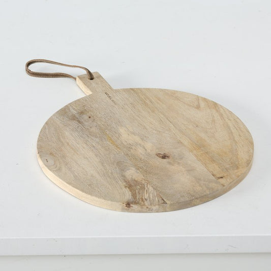 Boltze Schneidebrett rund aus Mango Holz