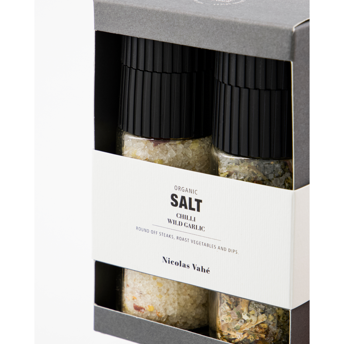 Nicolas Vahé Geschenkbox Bio Chili Salz & Bärlauch