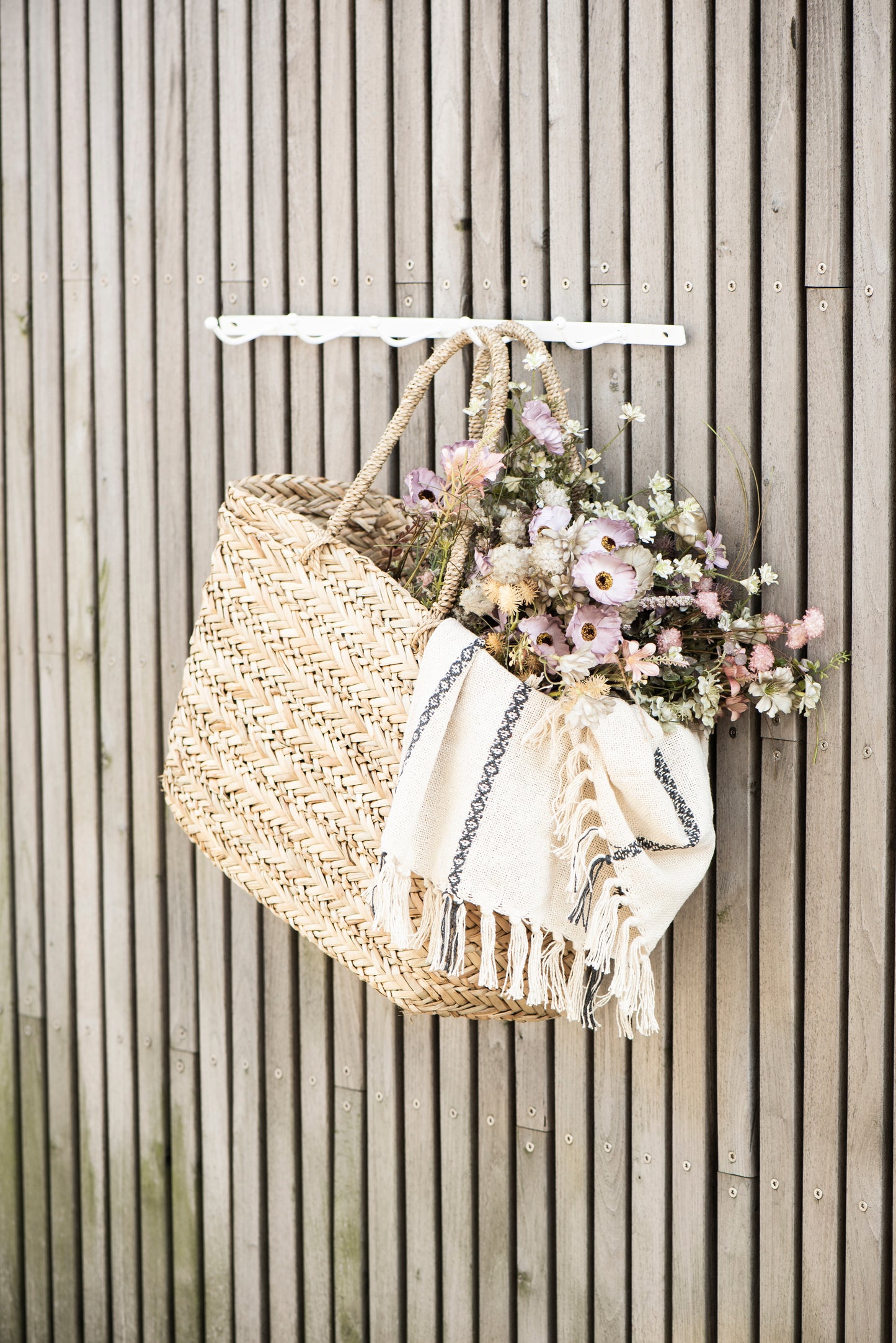 IB Laursen Plaid creme schwarz gestreift