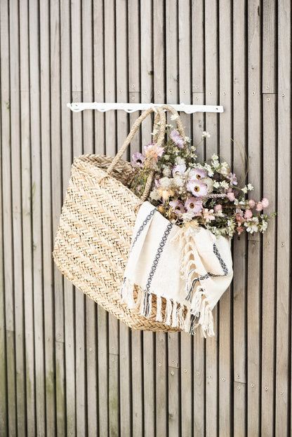 IB Laursen Plaid creme schwarz gestreift