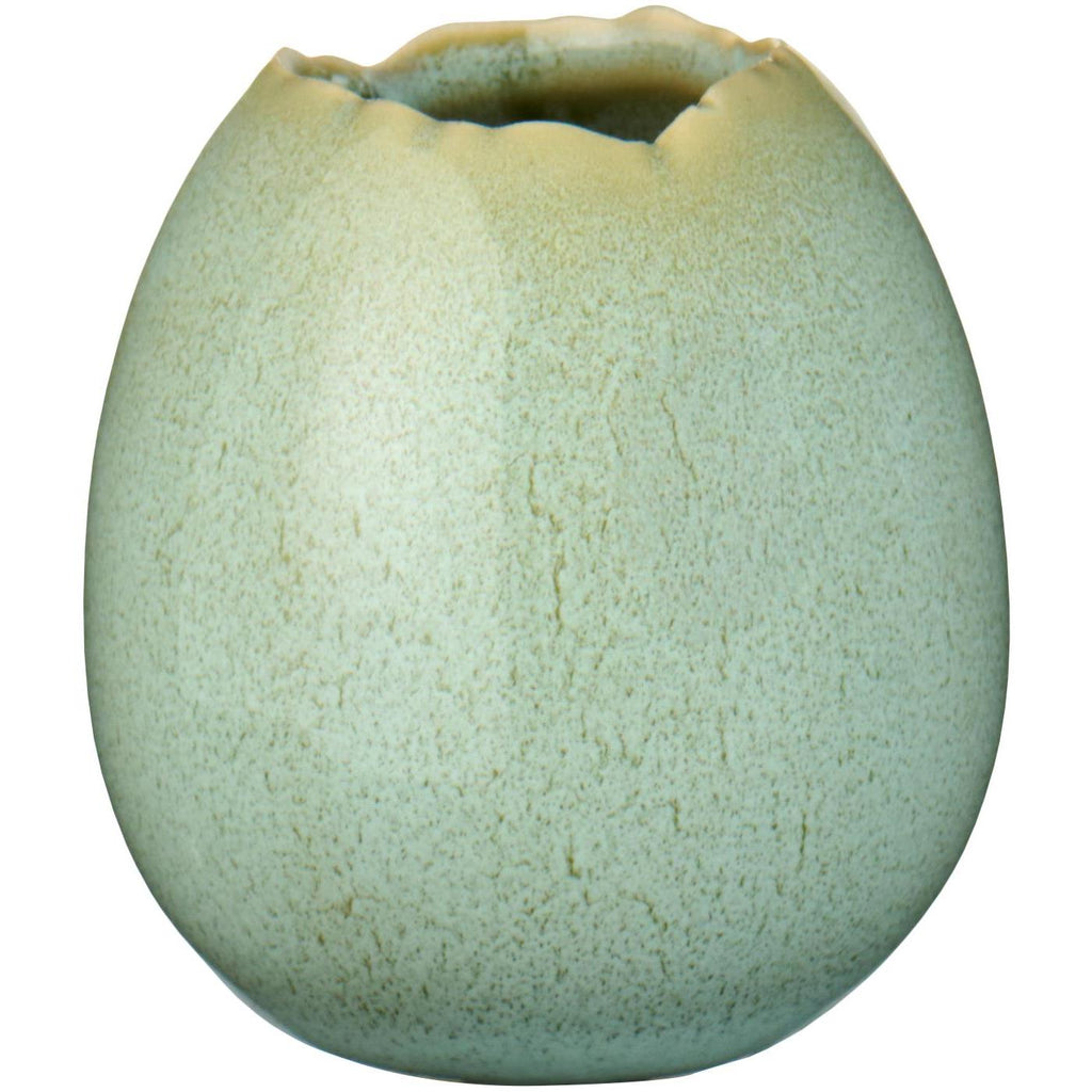 IB Laursen Eiförmige Mini Vase grün 6,5 cm H