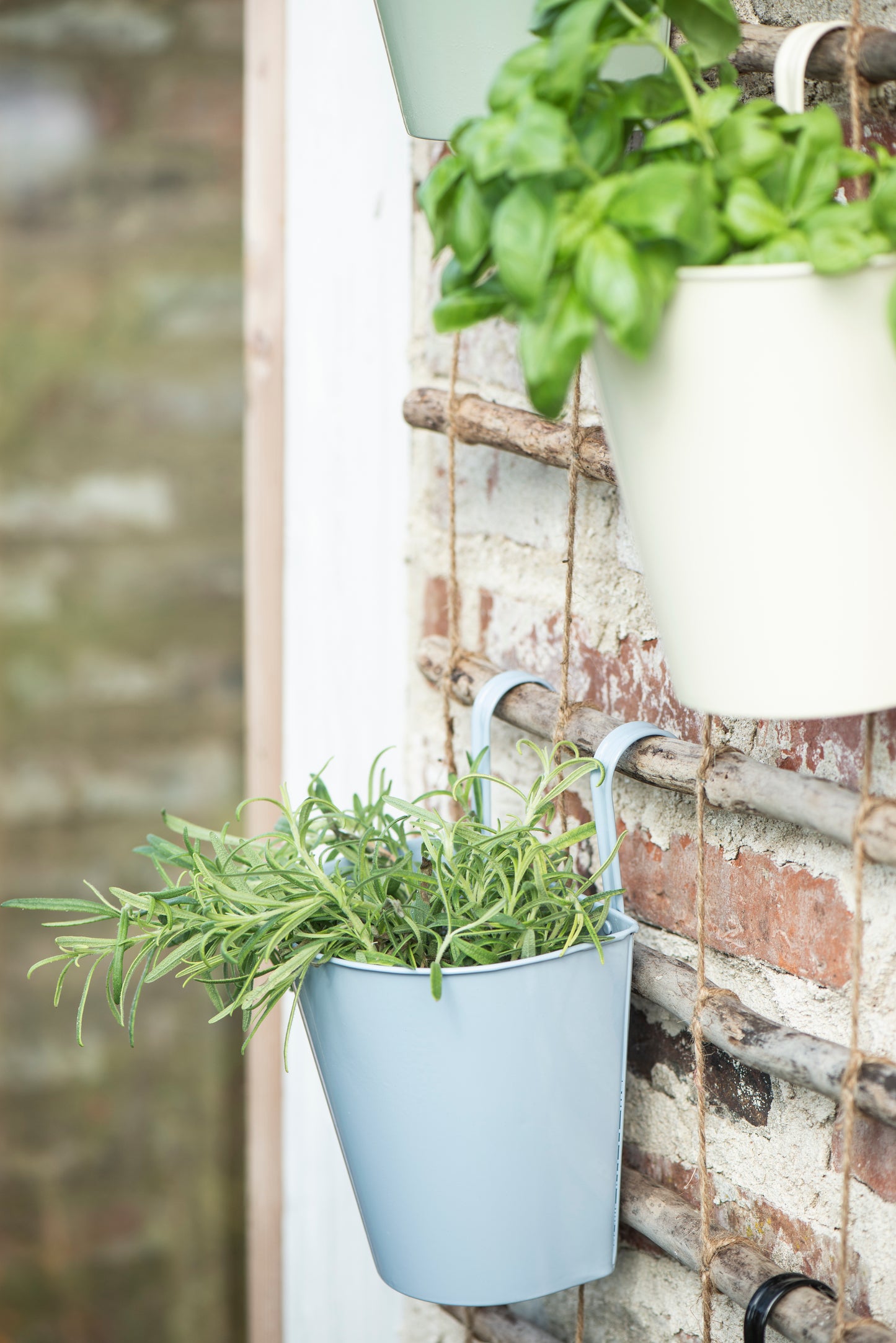 IB Laursen Balkontopf weiß zum hängen
