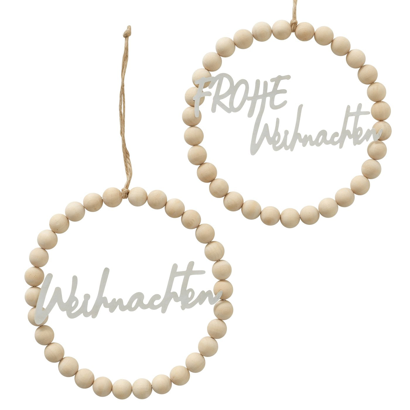 Boltze Holzperlen Ring Beads Weihnachten