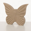 Boltze Deko Figur Aufsteller Schmetterling beige