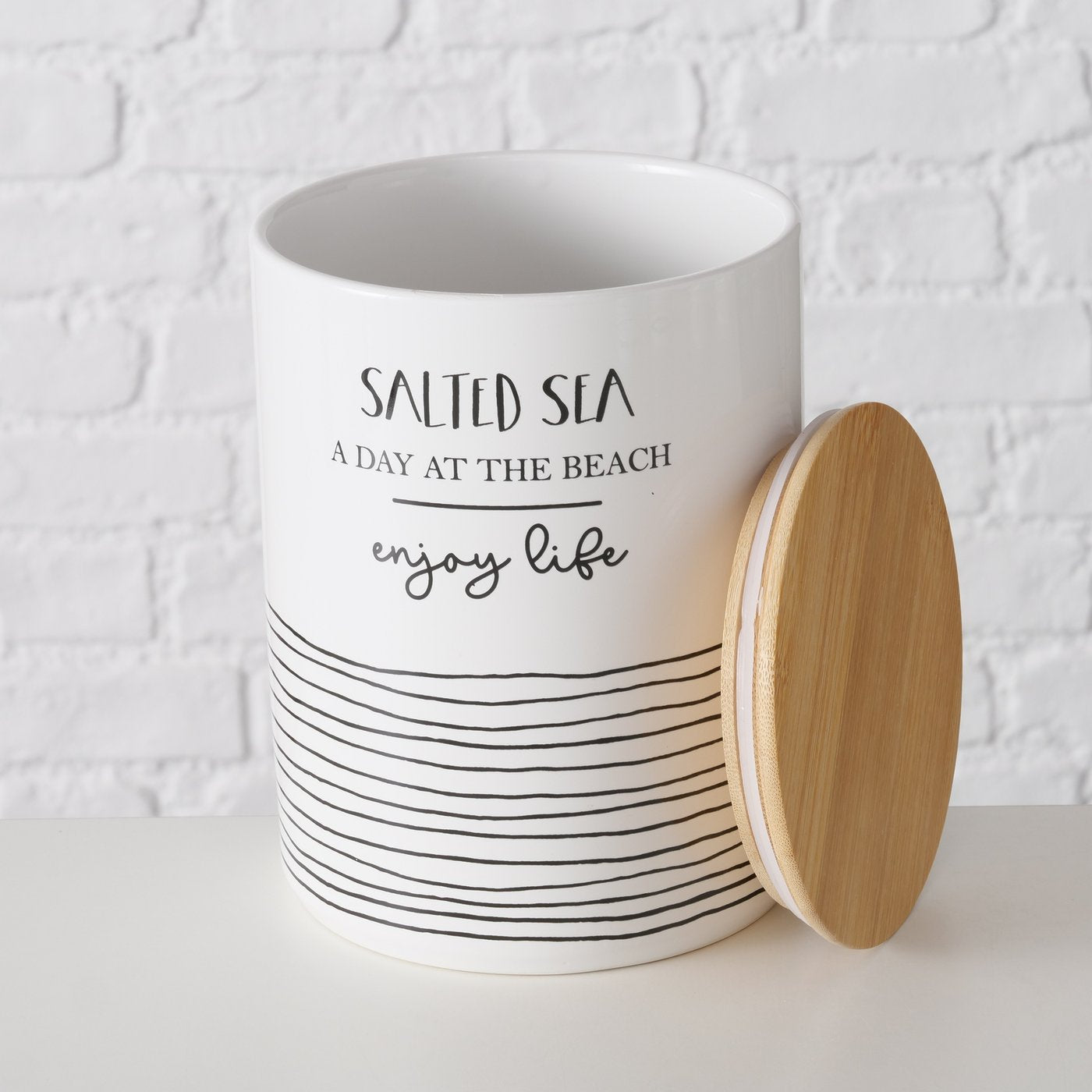 Boltze Vorratsdose Keramik Salted Sea