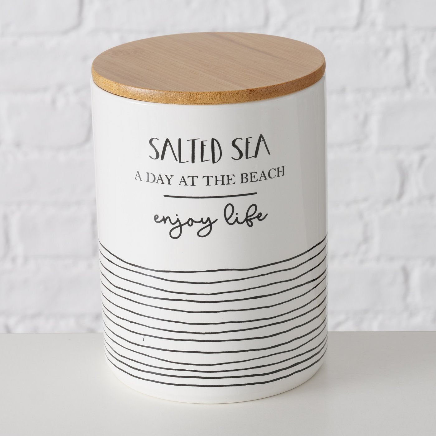 Boltze Vorratsdose Keramik Salted Sea