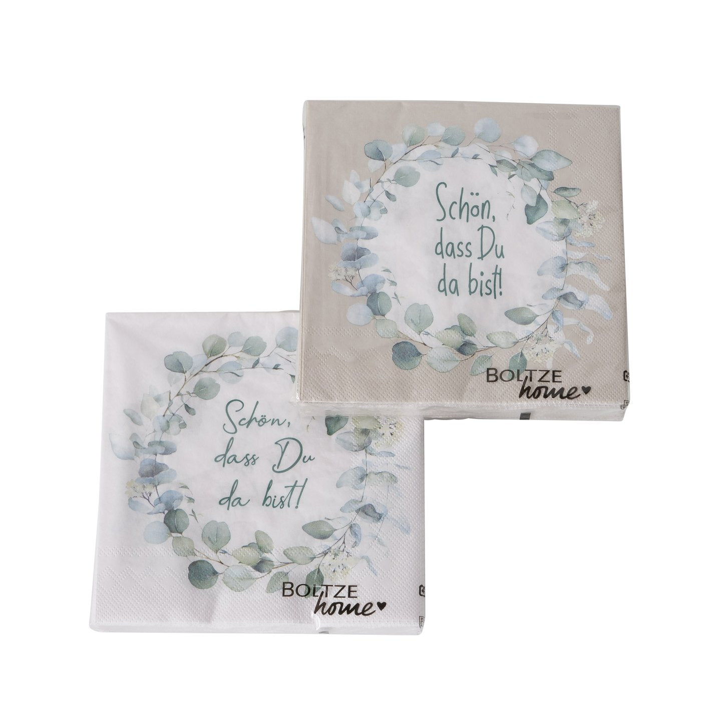 Boltze Servietten Eukana Schön, dass Du da bist