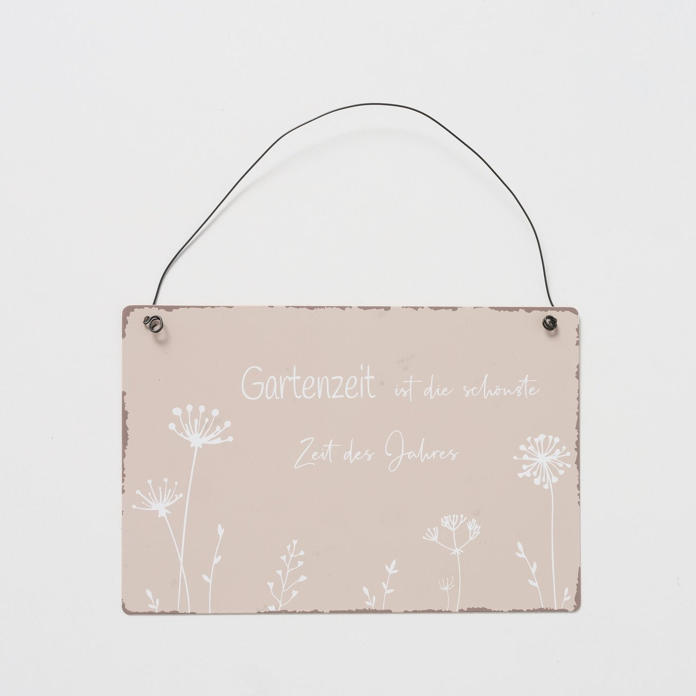 Boltze Metall Schild Yves Gartensprüche