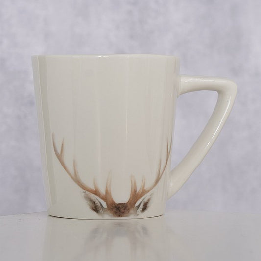 Boltze Tasse Aspen 300 ml Hirschgeweih