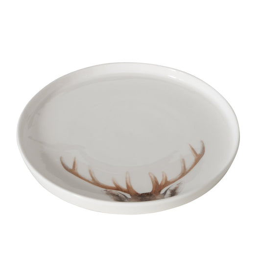 Boltze Teller Aspen Hirschgeweih 20,5 cm Ø