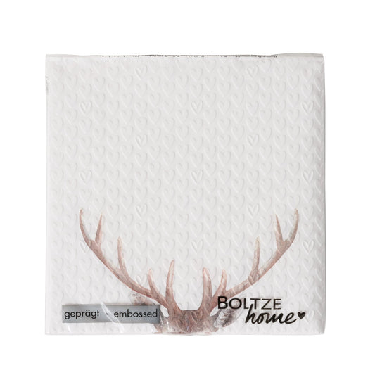 Boltze Papier Servietten Aspen Hirschgeweih
