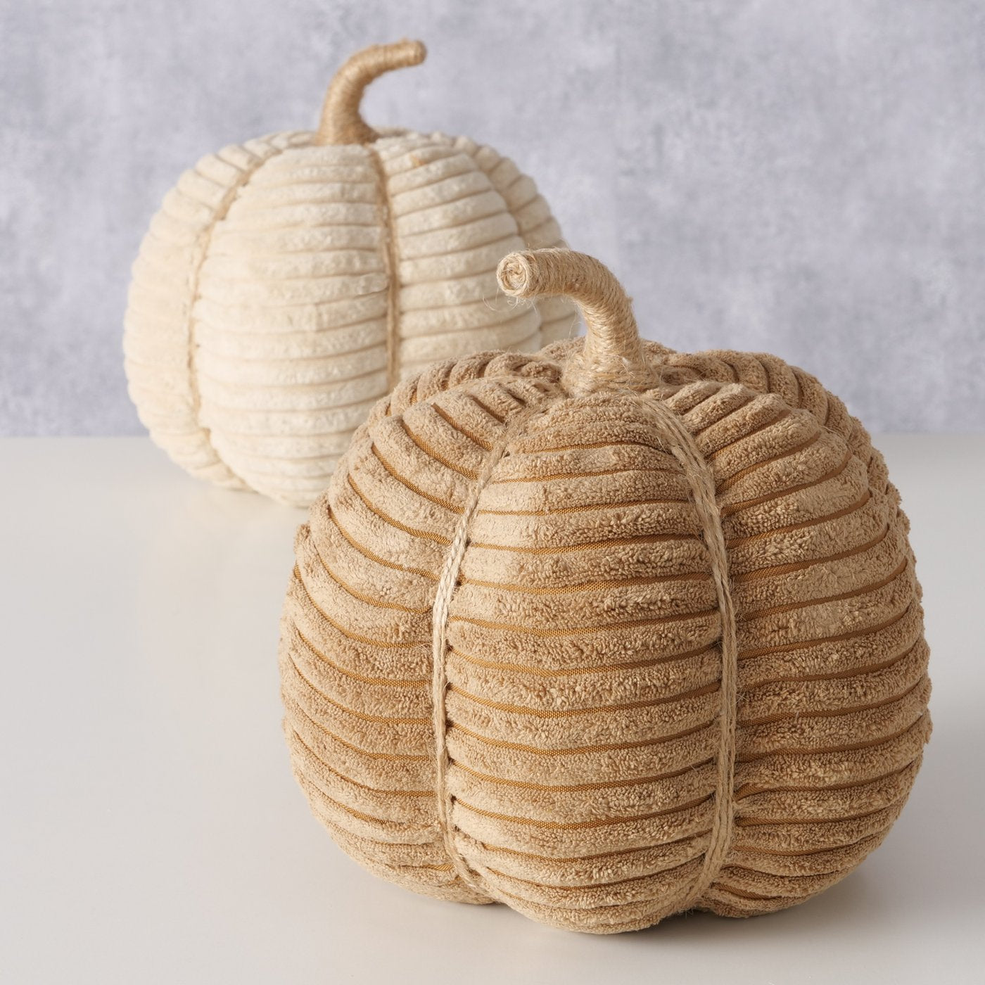 Boltze Deko Kürbis Cordy aus Jute & Cord