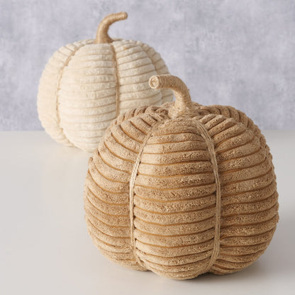 Boltze Deko Kürbis Cordy aus Jute & Cord