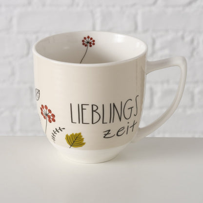 Boltze Jumbobecher Levana Herbst Kuschelzeit Lieblingszeit