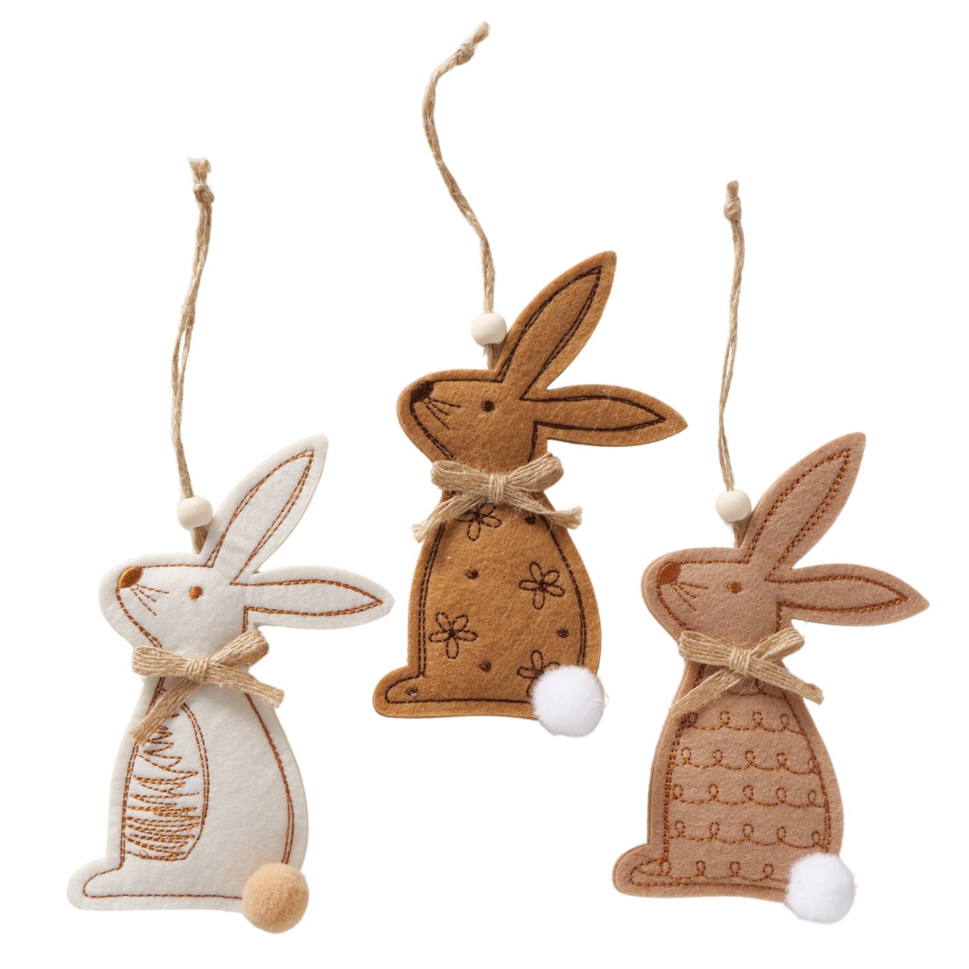 Boltze Hängefigur Lines Hase aus Filz