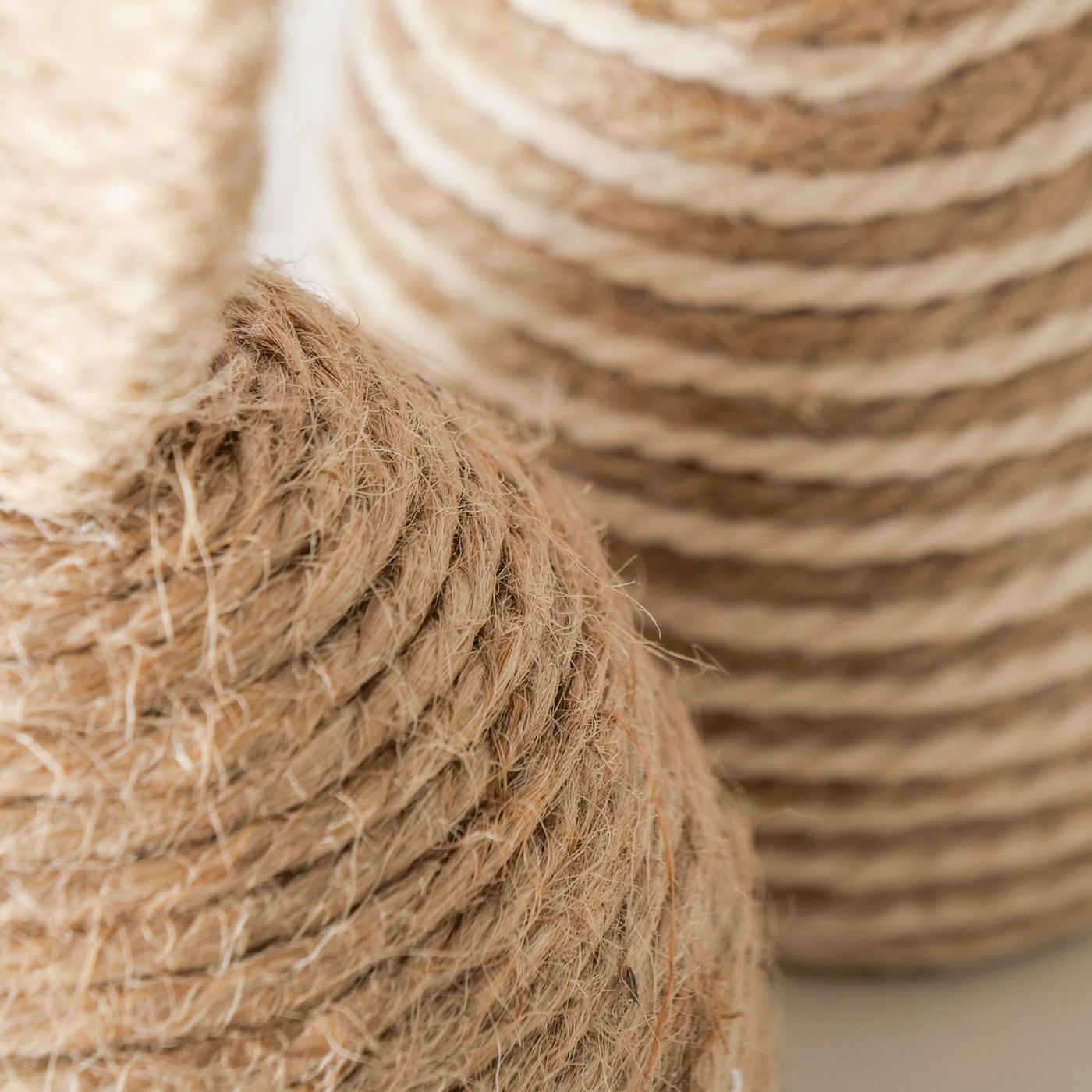 Boltze Dekoaufsteller Nalio Hase Ei stehend aus Jute