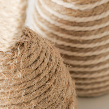 Boltze Dekoaufsteller Nalio Hase Ei stehend aus Jute