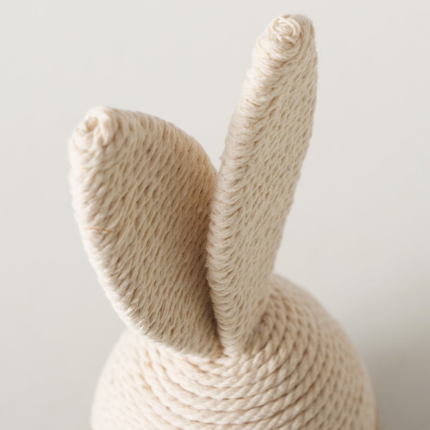 Boltze Dekoaufsteller Nalio Hase Ei stehend aus Jute