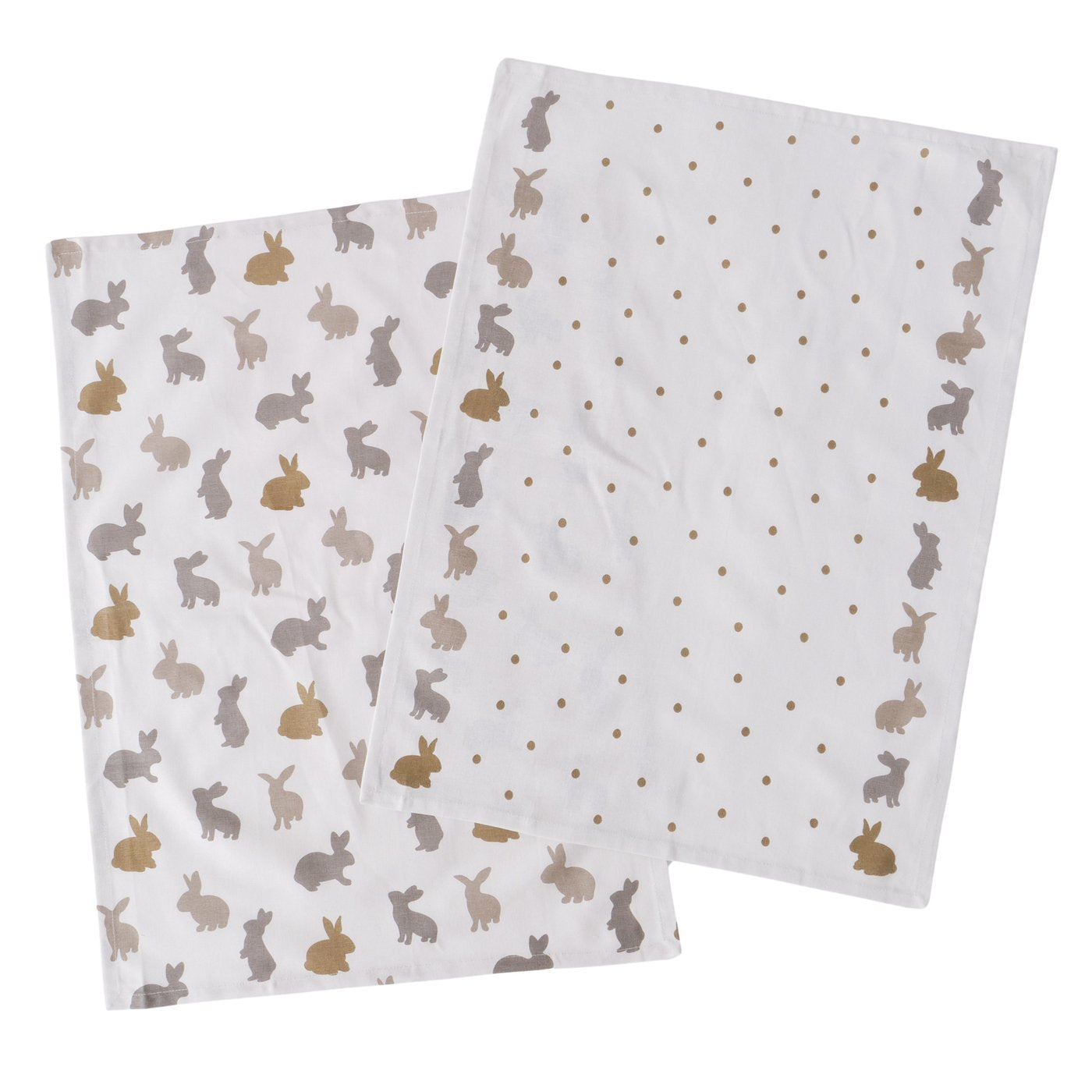 Boltze Geschirrtücher 2er Set Tinka mit Hasen Motiv