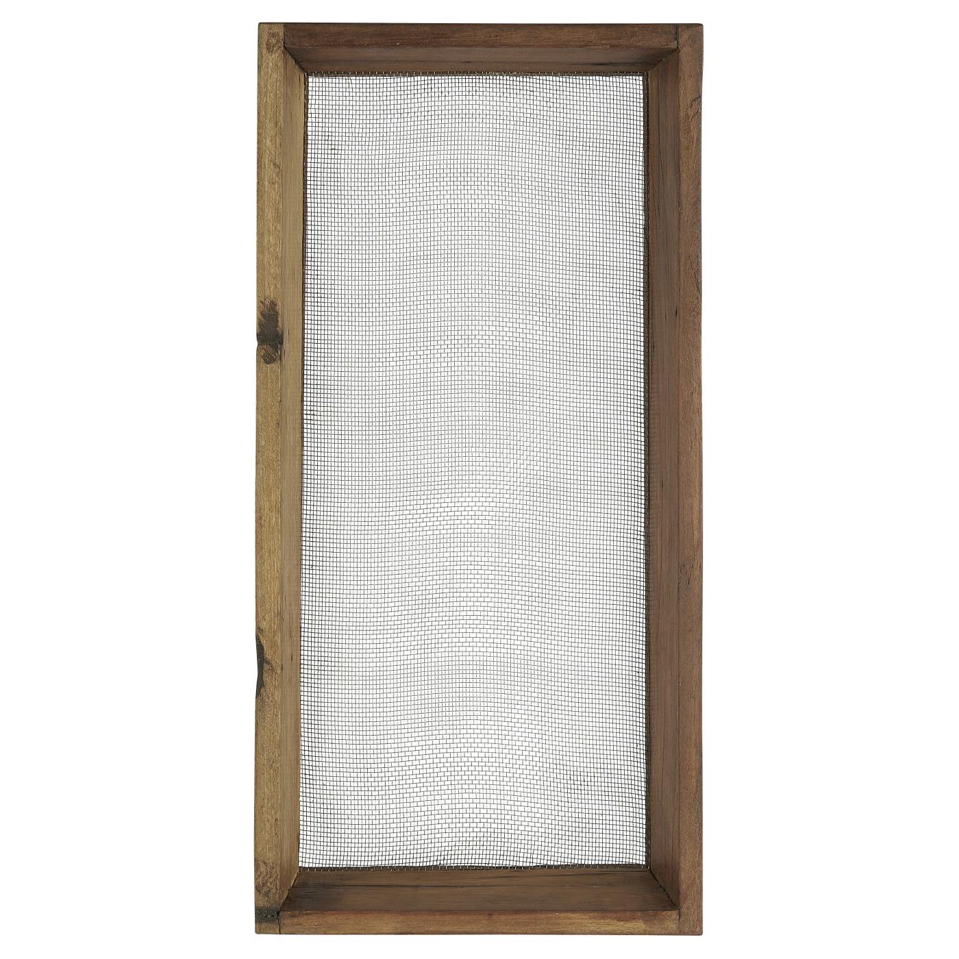 IB Laursen Unika Holzrahmen Kiste mit Drahtgeflecht am Boden