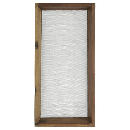 IB Laursen Unika Holzrahmen Kiste mit Drahtgeflecht am Boden