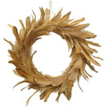 Exner Feder Kranz braun beige 35,0 cm Ø