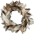 Exner Feder Kranz beige braun 17,0 cm Ø