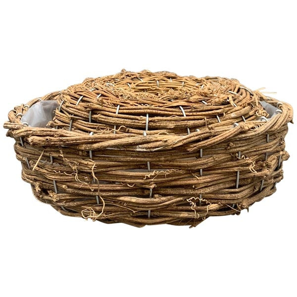 Exner runde Pflanzringe im 2er Set aus Rattan Modell Willow