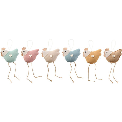 IB Laursen Osterhuhn aus Stoff mit langen Beinen