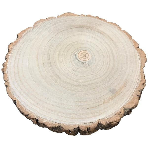 Exner Holzscheibe Timba braun mit Rinde