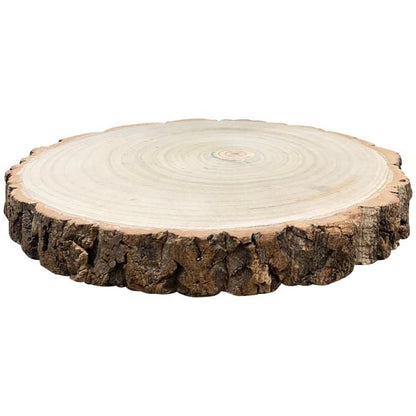 Exner Holzscheibe Timba braun mit Rinde