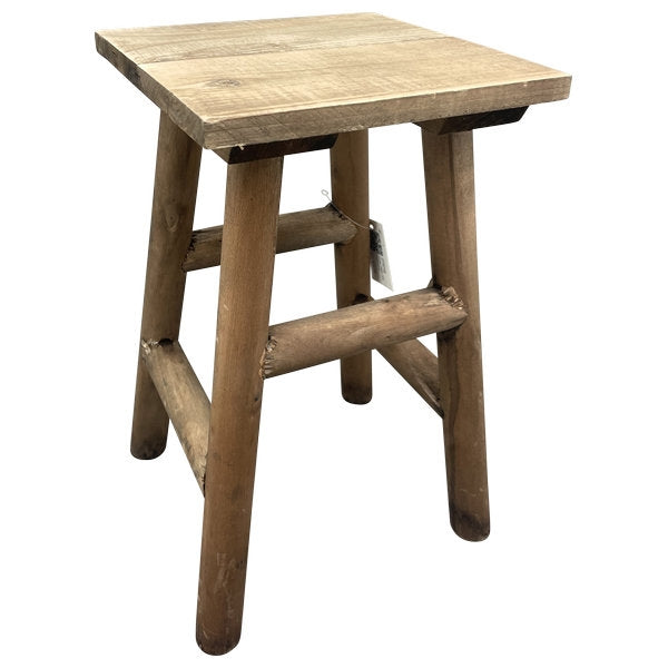 Exner Dekorativer Holz Hocker für Blumen