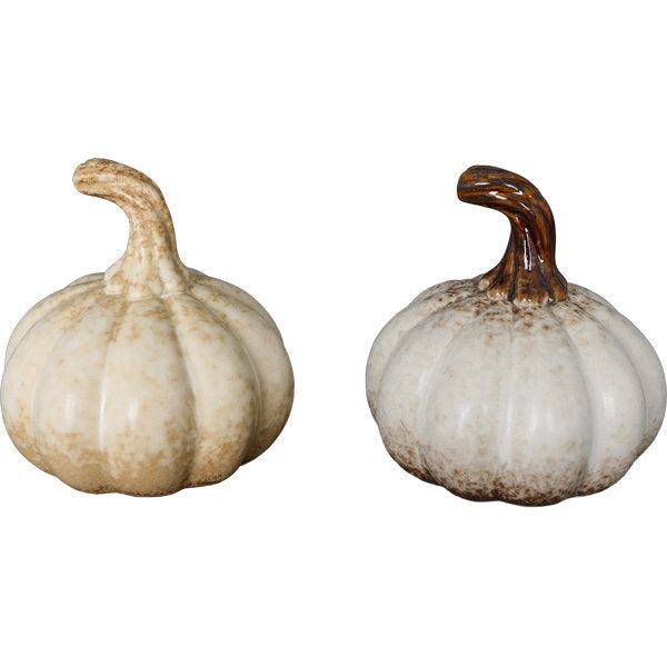 Exner Kürbis Marta Steingut beige 9,8 cm H