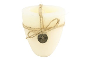 Countryfield Becher Kerze Tonnie creme