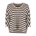 Hailys 3/4 Arm Shirt Co44ra weiß & schwarz gestreift