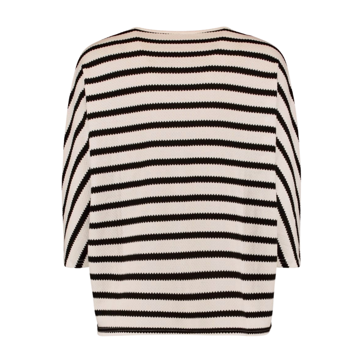 Hailys 3/4 Arm Shirt Co44ra weiß & schwarz gestreift