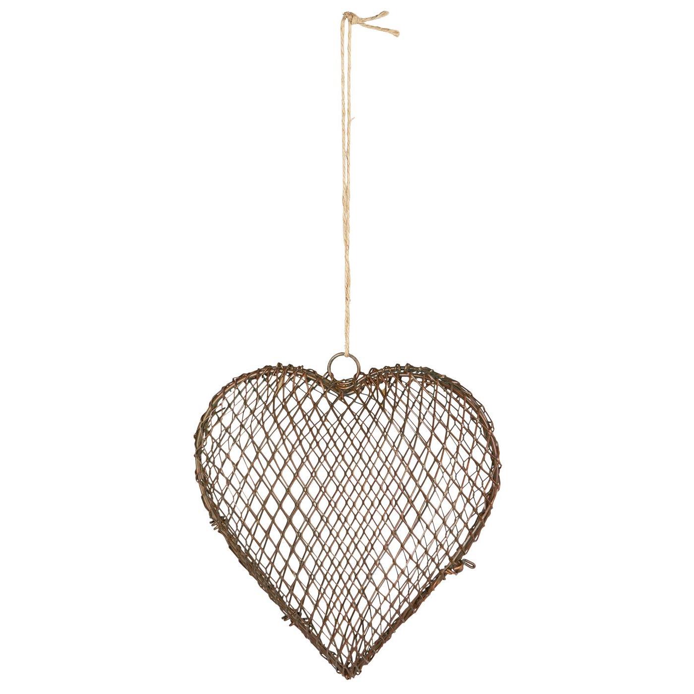 IB Laursen Herz zum hängen doppelt Draht