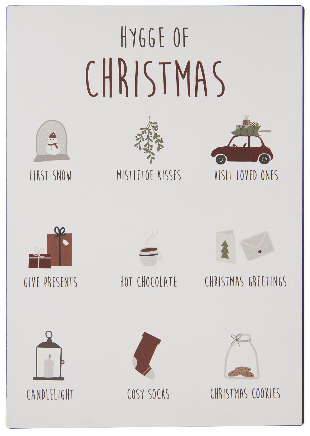 IB Laursen Schild Hygge of Christmas