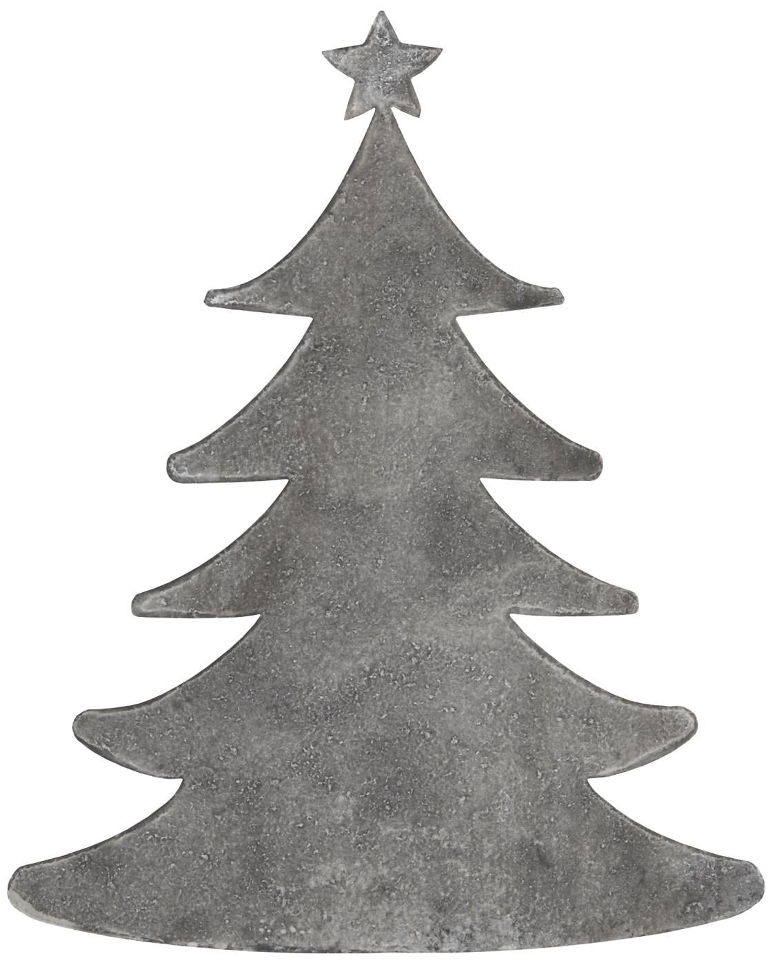 IB Laursen kleine Metall Tanne mit Sternkrone schwarz